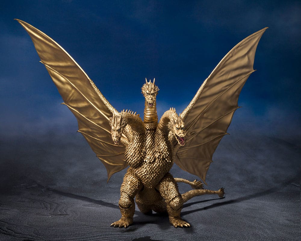 Godzilla S.H. Monster Arts Actionfigur King Ghidora (1972) 25 cm Image 1
