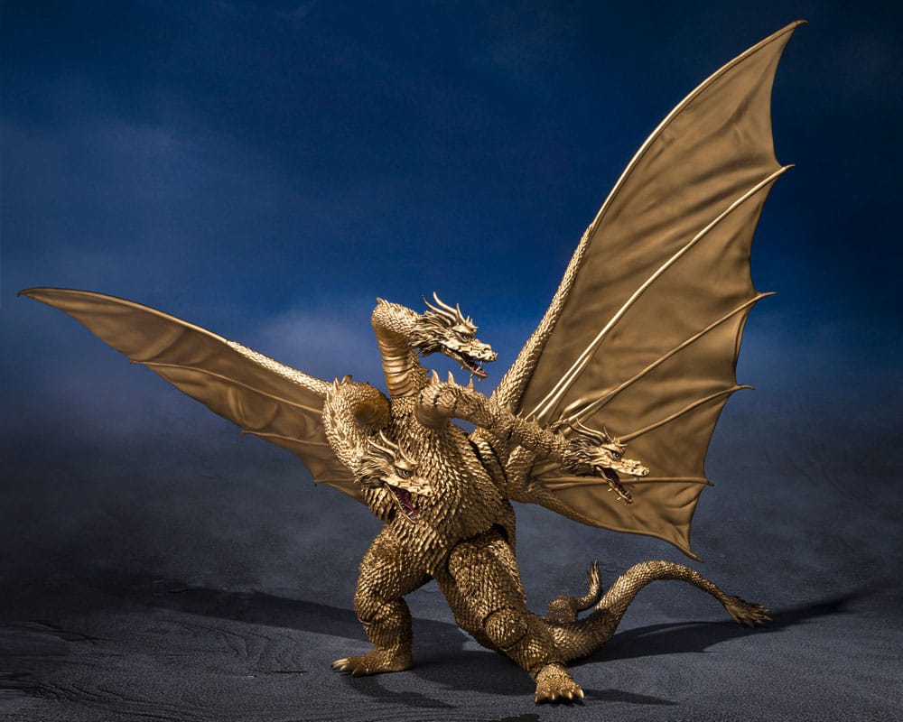 Godzilla S.H. Monster Arts Actionfigur King Ghidora (1972) 25 cm Image 3