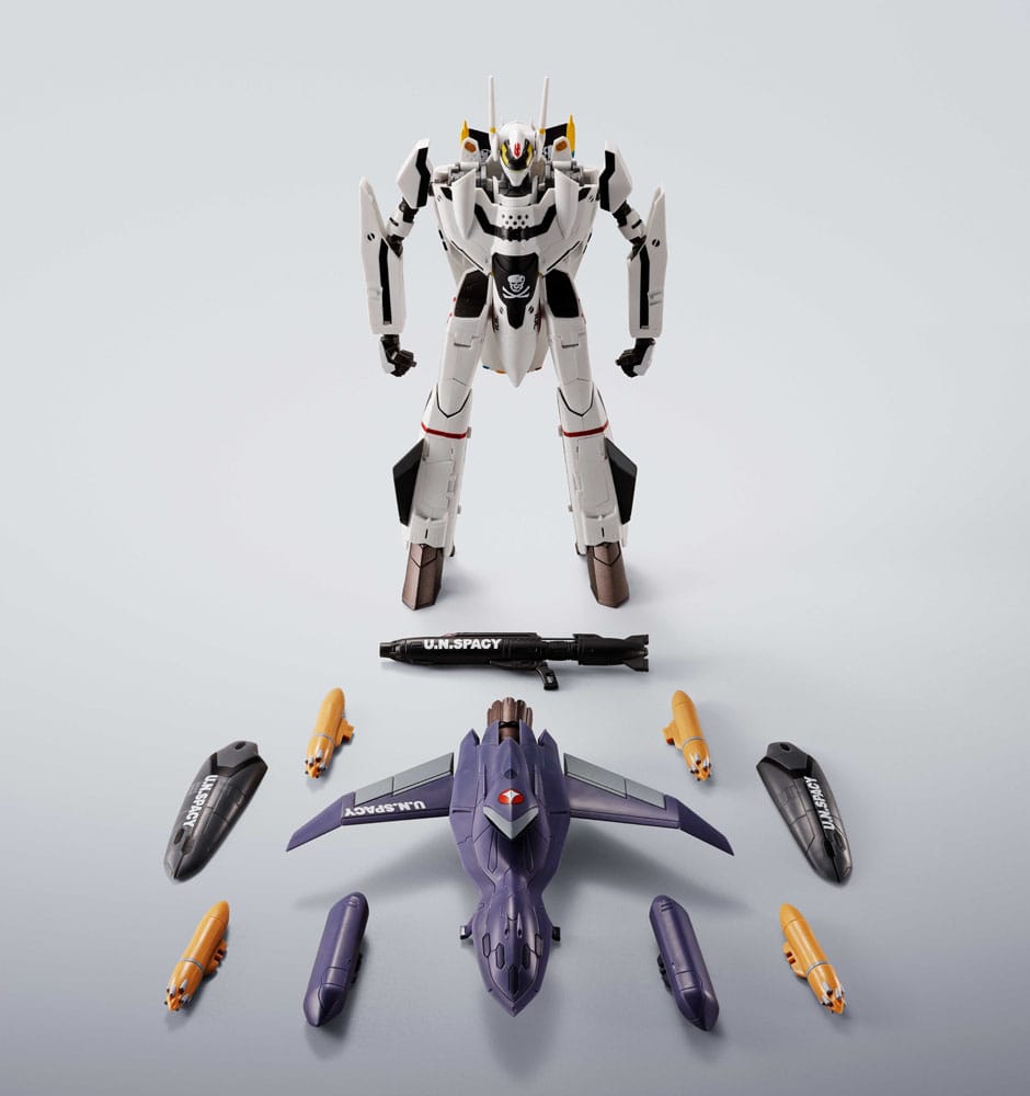 Macross Hi-Metal R Actionfigur VF-0S Phoenix (Roy Focker Use) & QF-2200D-B Ghost Set 14 cm Image 3