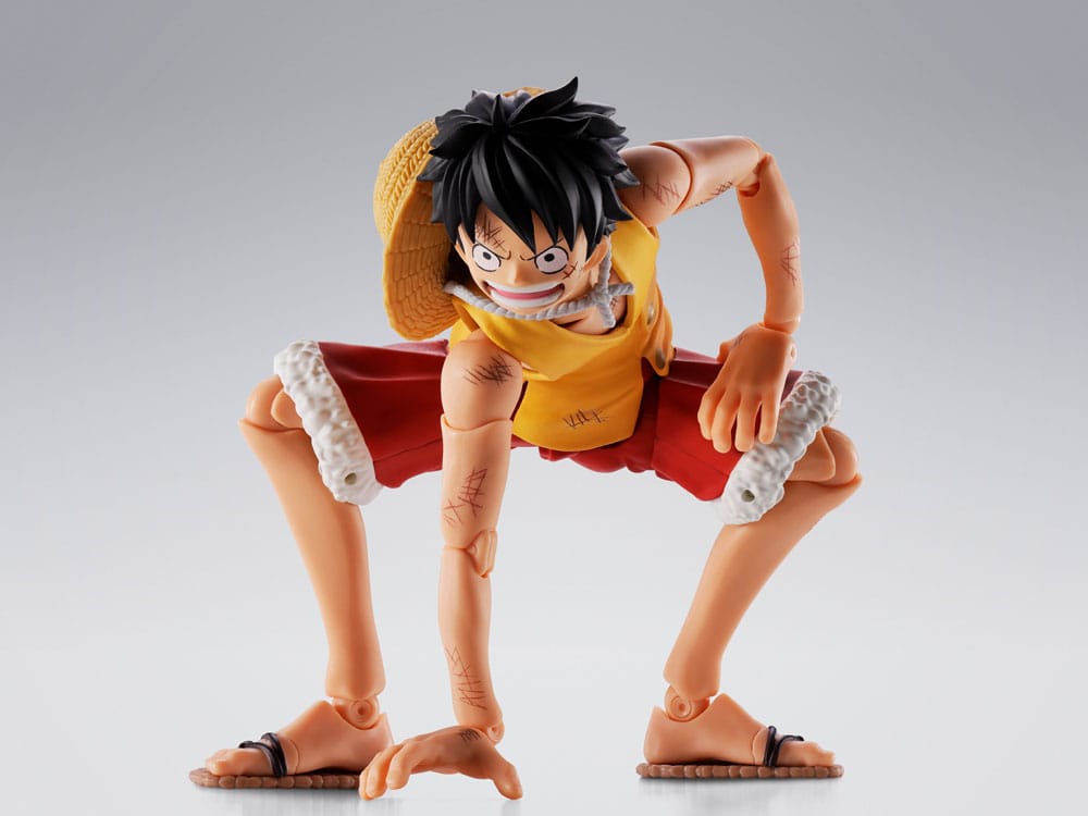 One Piece S.H.Figuarts Actionfigur Monkey D. Luffy Marineford 15 cm Image 2