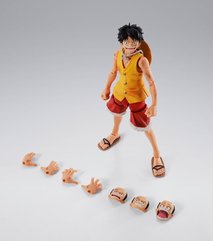 One Piece S.H.Figuarts Actionfigur Monkey D. Luffy Marineford 15 cm Image 10