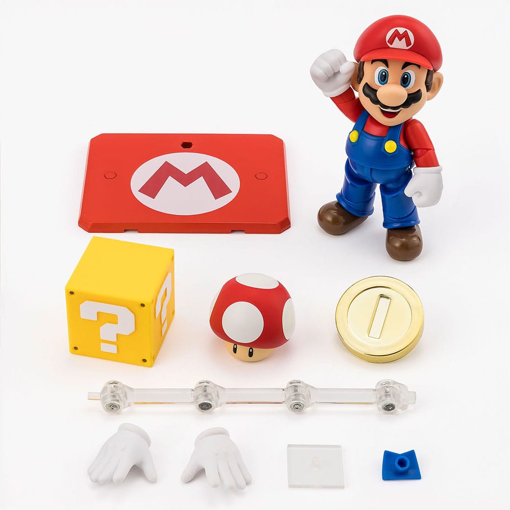 Super Mario S.H. Figuarts Actionfigur Mario 10 cm Image 5