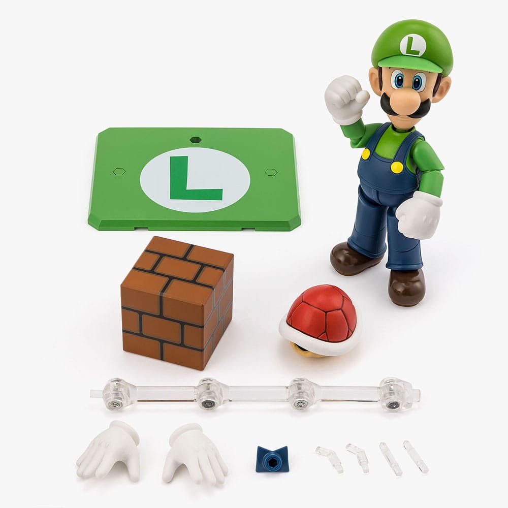 Super Mario S.H. Figuarts Actionfigur Luigi 11 cm Image 5