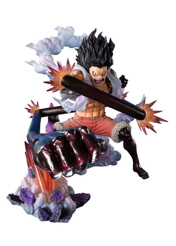 One Piece Figuarts ZERO Extra Battle PVC Statue Monkey D. Luffy Gear 4 Snake Man King Cobra 21 cm Image 1