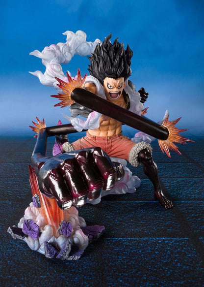 One Piece Figuarts ZERO Extra Battle PVC Statue Monkey D. Luffy Gear 4 Snake Man King Cobra 21 cm Image 2