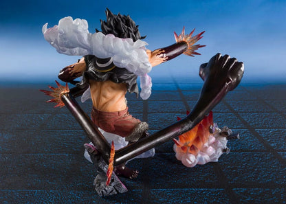 One Piece Figuarts ZERO Extra Battle PVC Statue Monkey D. Luffy Gear 4 Snake Man King Cobra 21 cm Image 3