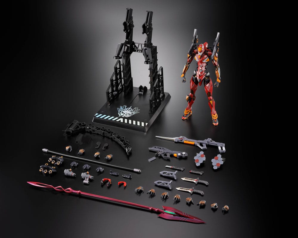 Neon Genesis Evangelion Metal Build Diecast Actionfigur Eva Production Model-02 30th with the Spear of Cassius 22 cm Image 6