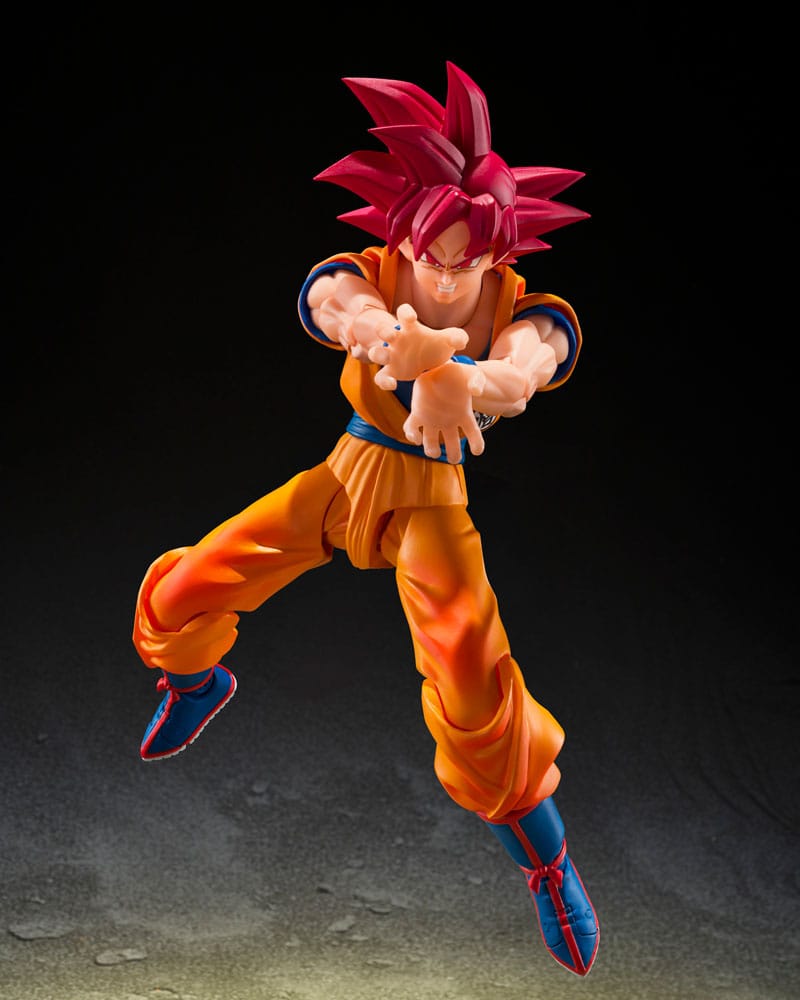 Dragon Ball Super S.H.Figuarts Actionfigur Super Saiyan God Son Guko (God Aura) 15 cm Image 4