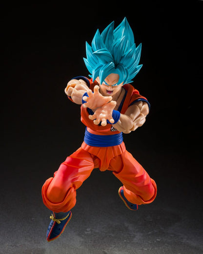 Dragon Ball Super S.H.Figuarts Actionfigur Super Saiyan God Super Son Guko (Blue power transcending Limits) 15 cm Image 4