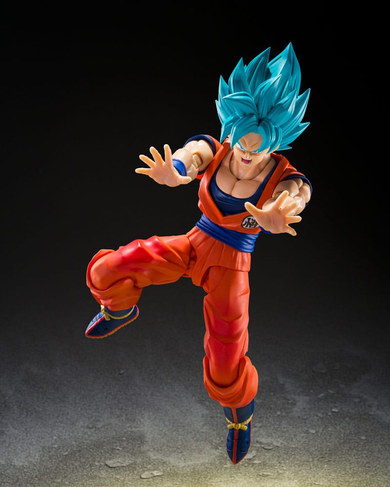 Dragon Ball Super S.H.Figuarts Actionfigur Super Saiyan God Super Son Guko (Blue power transcending Limits) 15 cm Image 5