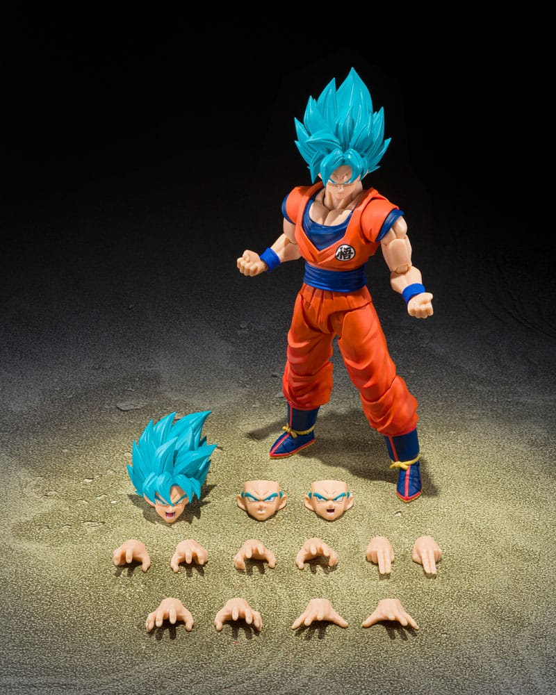 Dragon Ball Super S.H.Figuarts Actionfigur Super Saiyan God Super Son Guko (Blue power transcending Limits) 15 cm Image 7