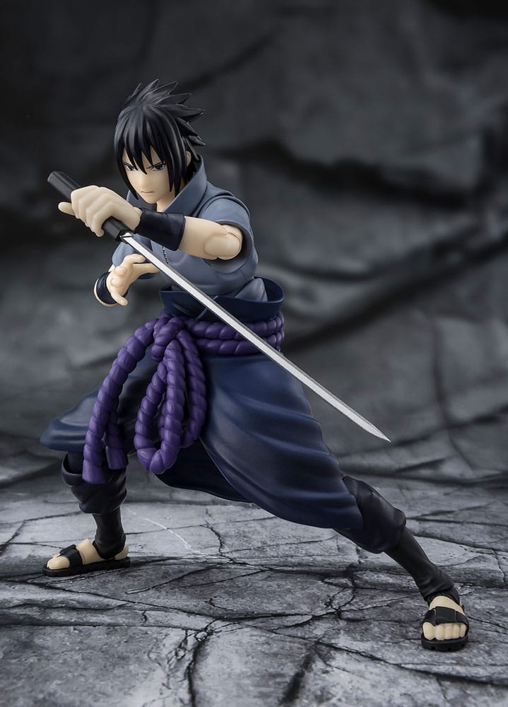 Naruto S.H.Figuarts Actionfigur Sasuke Uchiha Solitary Shinobi 15 cm Image 2
