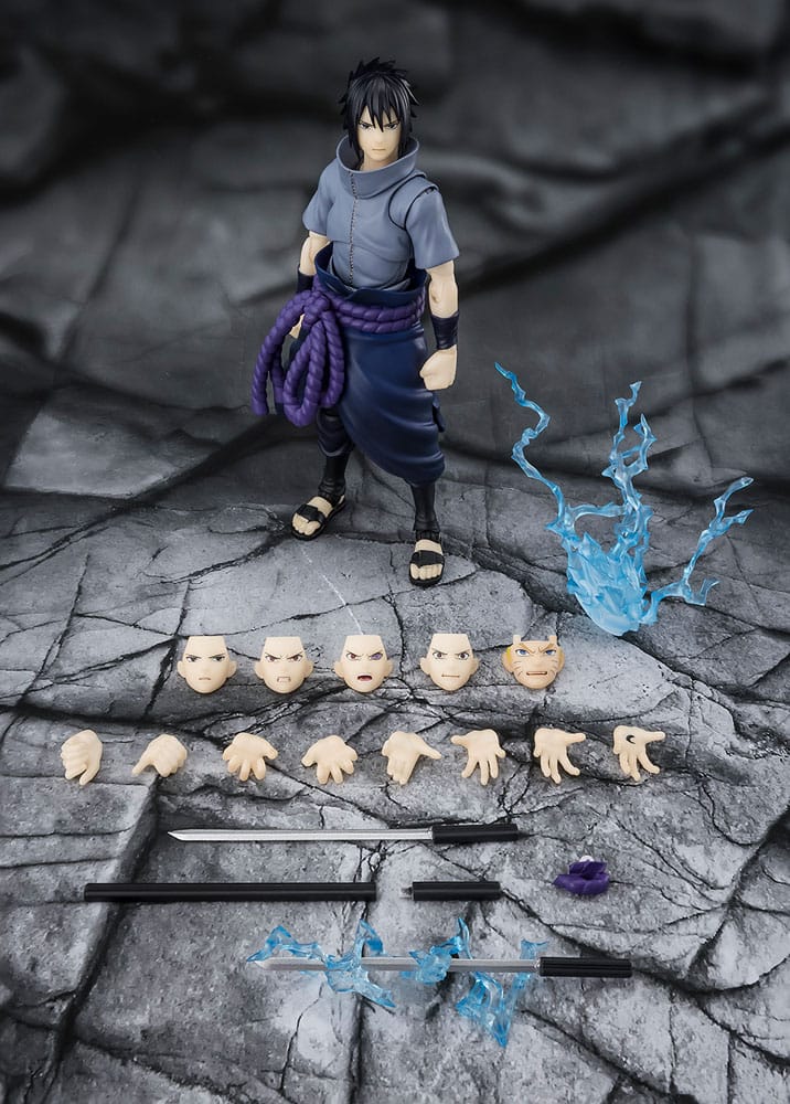Naruto S.H.Figuarts Actionfigur Sasuke Uchiha Solitary Shinobi 15 cm Image 8