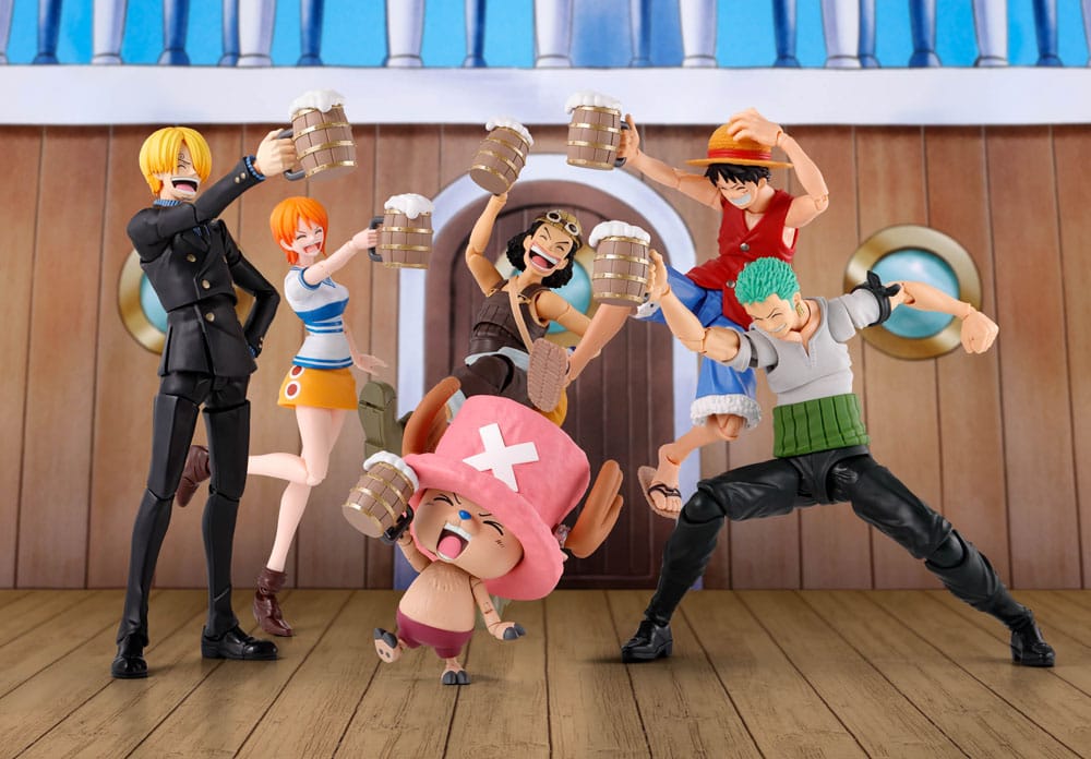 One Piece S.H. Figuarts Zubehör-Set The Straw Hat Crew Party Set Image 2