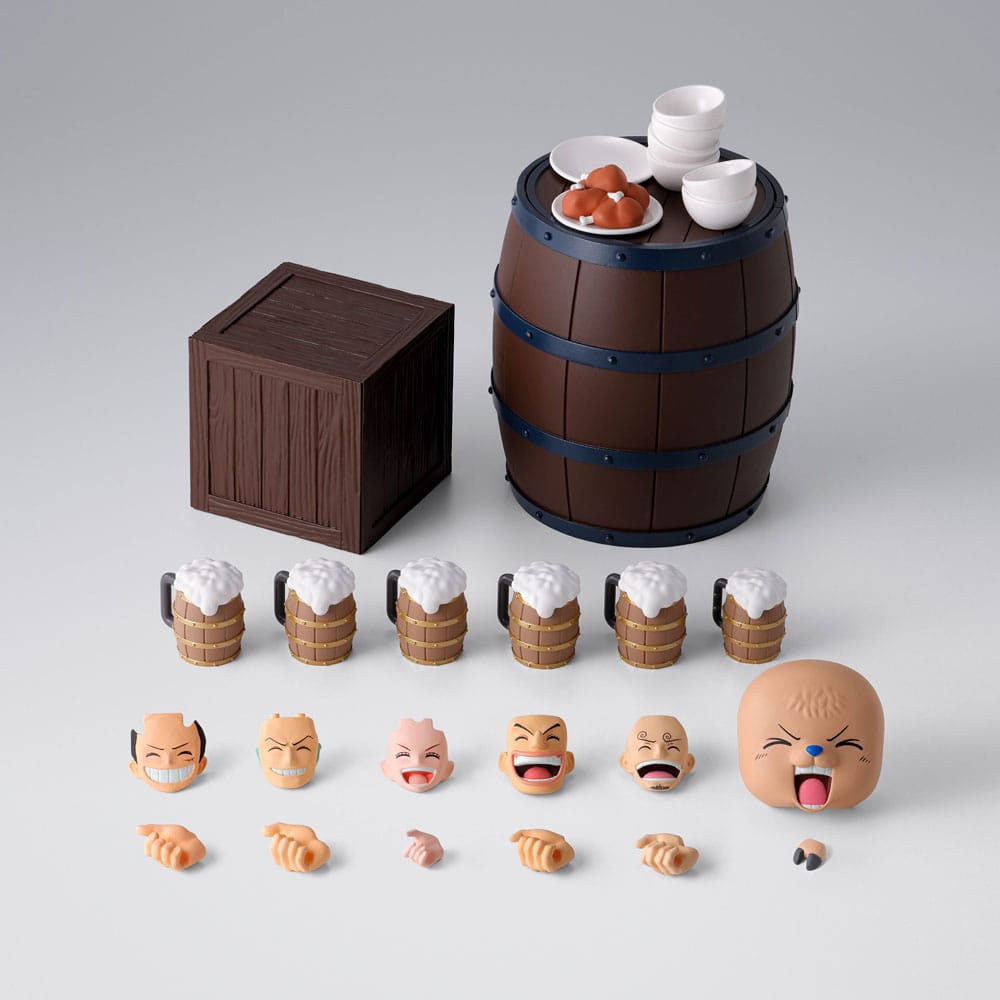 One Piece S.H. Figuarts Zubehör-Set The Straw Hat Crew Party Set Image 8