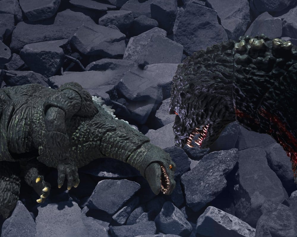 Godzilla vs. Destroyah S.H.MonsterArts Actionfigur Godzilla Jr & Destoroyah Evolution Set Image 10