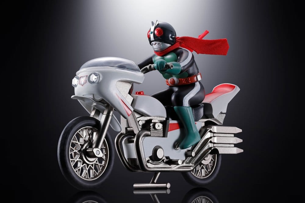 Kamen Rider Chogokin Diecast Actionfigur Cyclone (Masked Rider 2) 9 cm Image 4