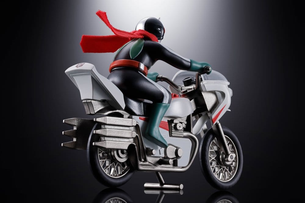 Kamen Rider Chogokin Diecast Actionfigur Cyclone (Masked Rider 2) 9 cm Image 5