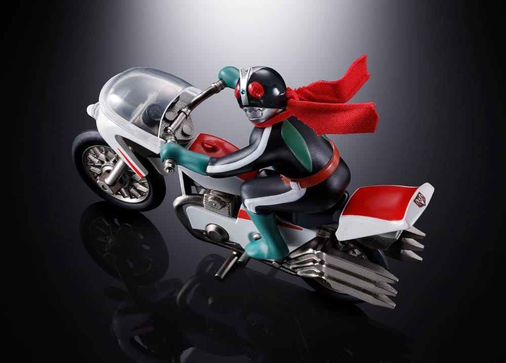 Kamen Rider Chogokin Diecast Actionfigur Cyclone (Masked Rider 2) 9 cm Image 6