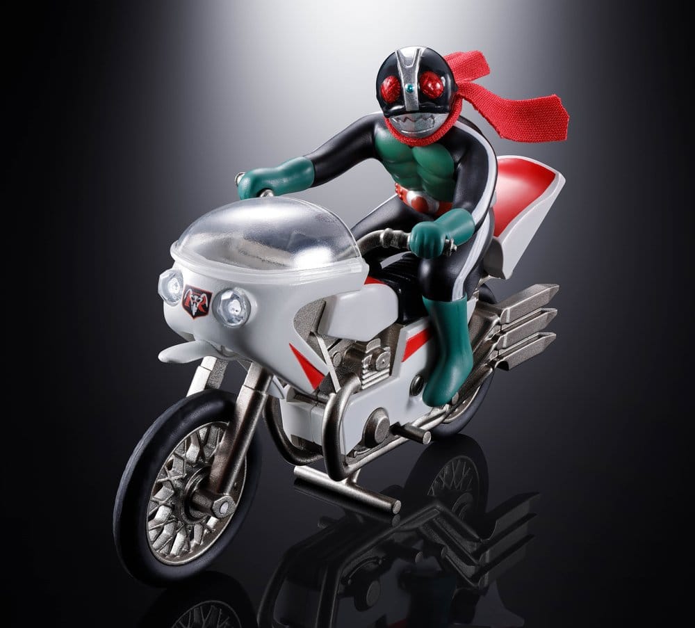 Kamen Rider Chogokin Diecast Actionfigur Cyclone (Masked Rider 2) 9 cm Image 7