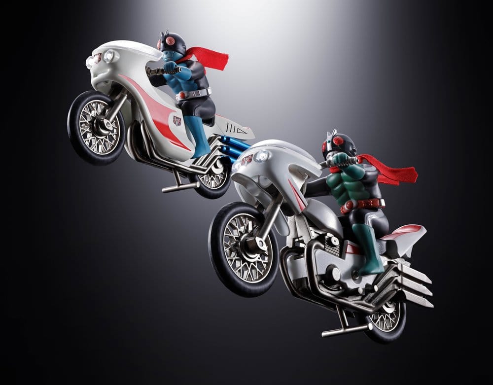 Kamen Rider Chogokin Diecast Actionfigur Cyclone (Masked Rider 2) 9 cm Image 8