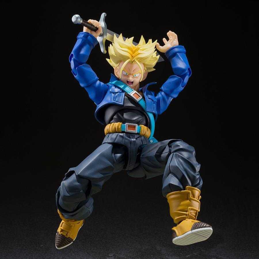 Dragon Ball Z S.H. Figuarts Actionfigur Super Saiyan Trunks The Boy from the Future 14 cm Image 3