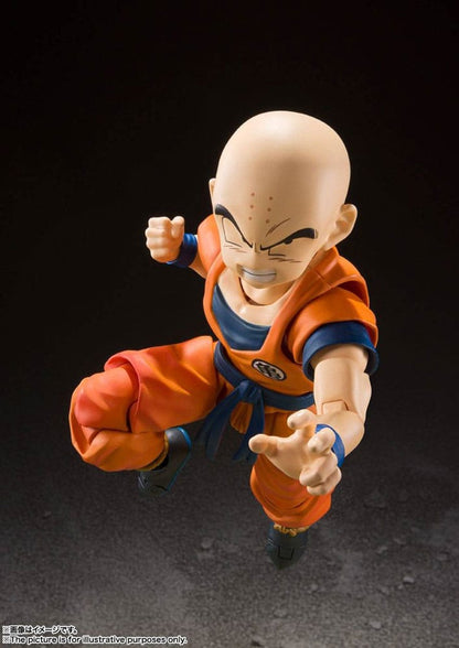 Dragon Ball Z S.H. Figuarts Actionfigur Krillin-Earth's Strongest Man 12 cm Image 1