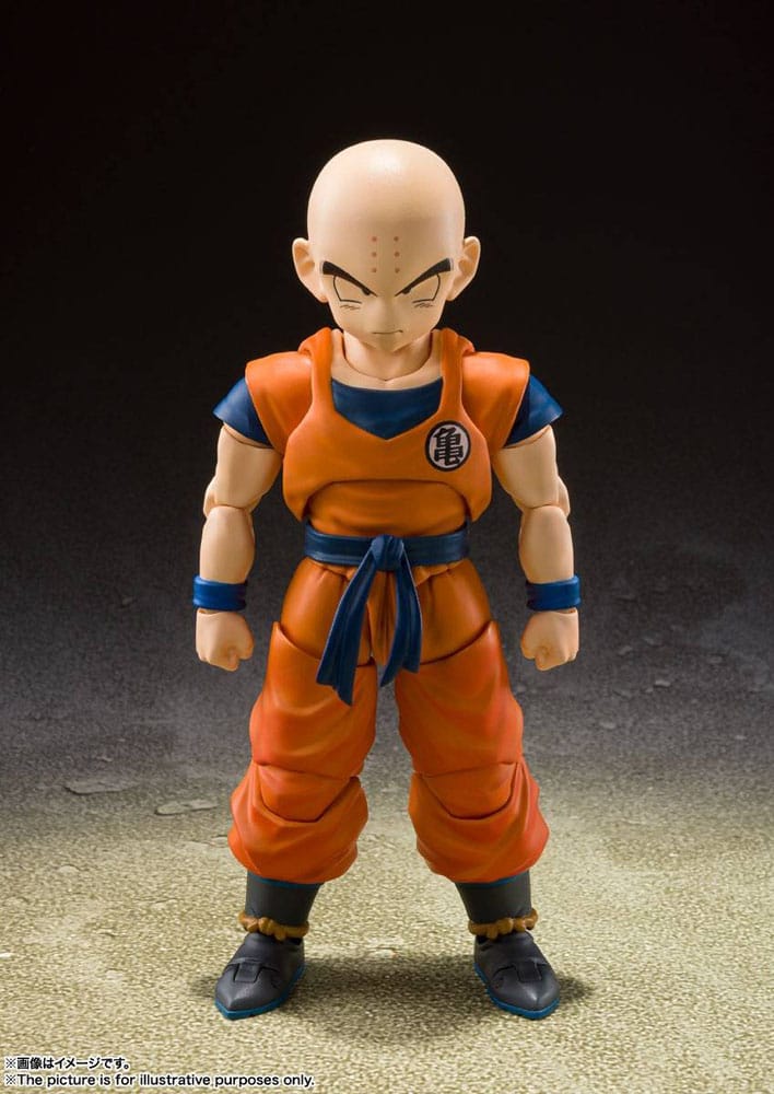 Dragon Ball Z S.H. Figuarts Actionfigur Krillin-Earth's Strongest Man 12 cm Image 2