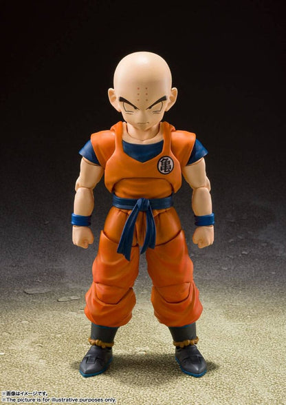 Dragon Ball Z S.H. Figuarts Actionfigur Krillin-Earth's Strongest Man 12 cm Image 2