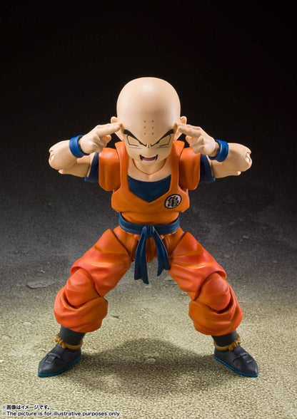 Dragon Ball Z S.H. Figuarts Actionfigur Krillin-Earth's Strongest Man 12 cm Image 4