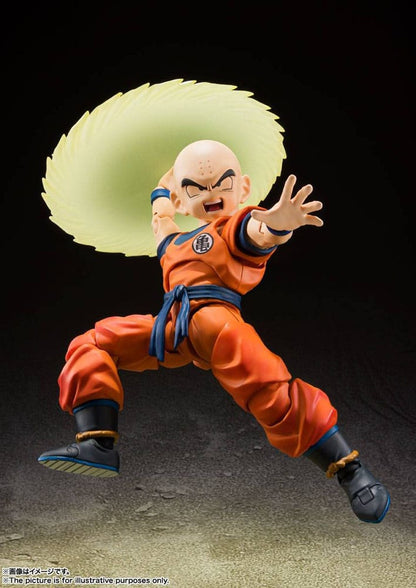 Dragon Ball Z S.H. Figuarts Actionfigur Krillin-Earth's Strongest Man 12 cm Image 5