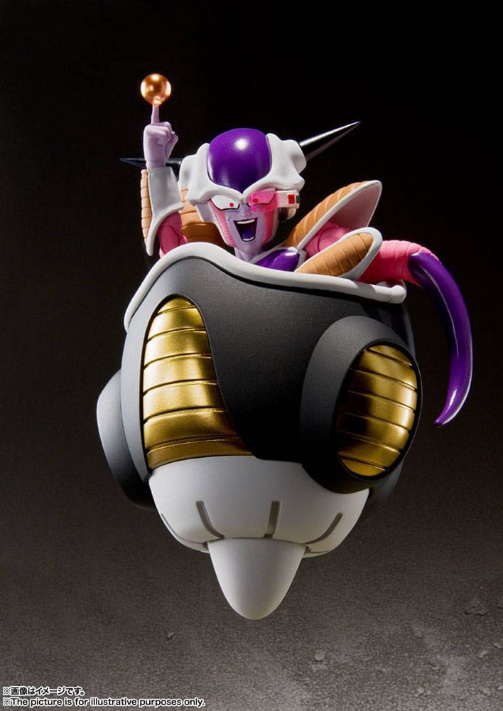 Dragon Ball Z S.H. Figuarts Actionfigur Frieza (First Form) & Frieza Pod Reissue 11 cm Image 5