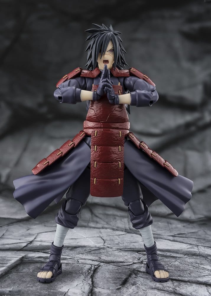 Naruto Shippuden S.H.Figuarts Actionfigur Madara Uchiha Legend of Darkness 17 cm Image 2