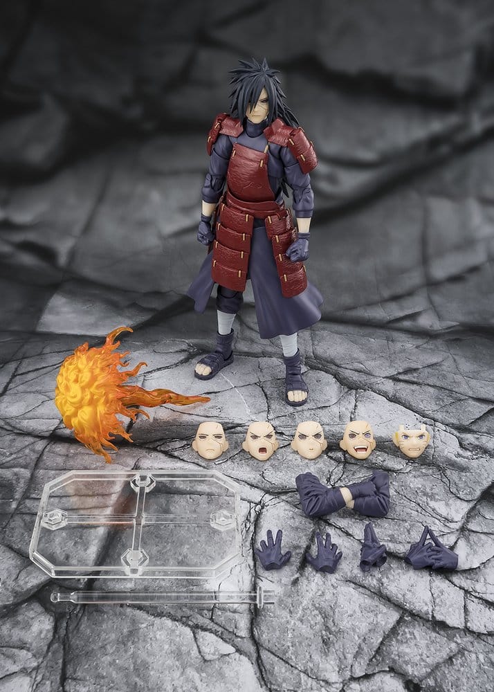 Naruto Shippuden S.H.Figuarts Actionfigur Madara Uchiha Legend of Darkness 17 cm Image 7