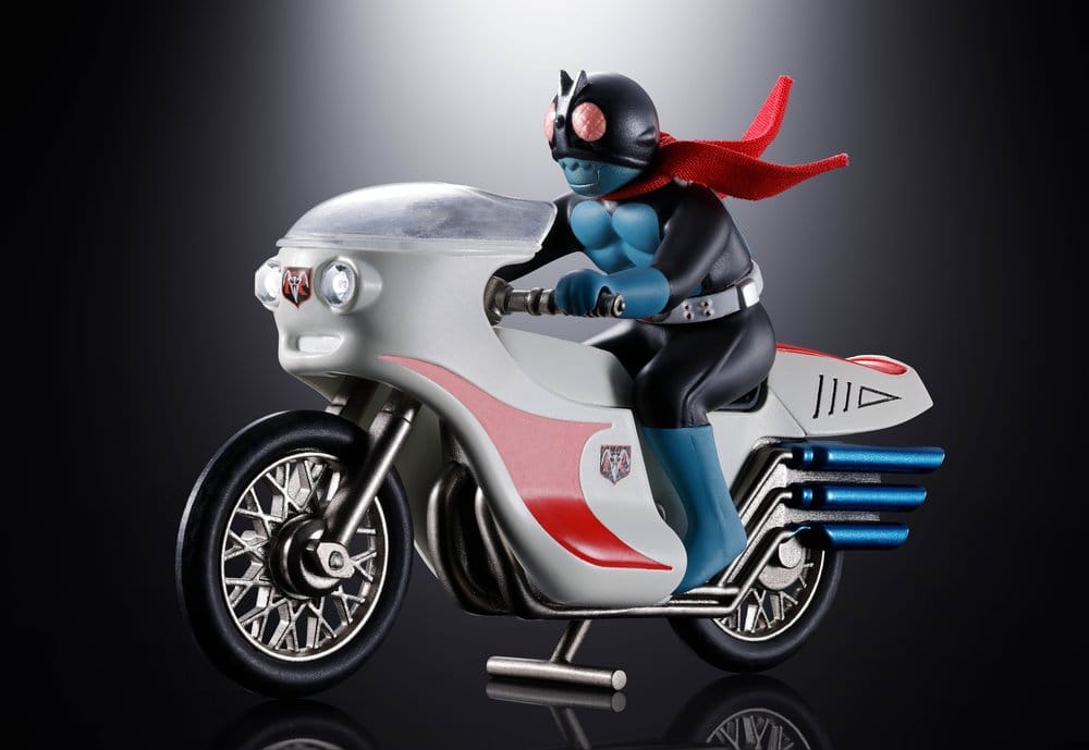 Kamen Rider Chogokin Diecast Actionfigur Cyclone (Masked Rider 1) 9 cm Image 4