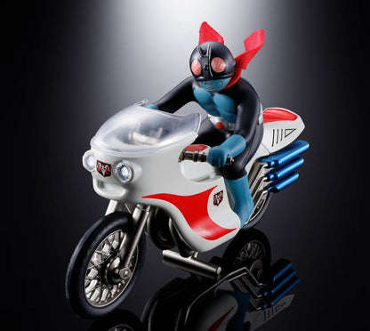 Kamen Rider Chogokin Diecast Actionfigur Cyclone (Masked Rider 1) 9 cm Image 7