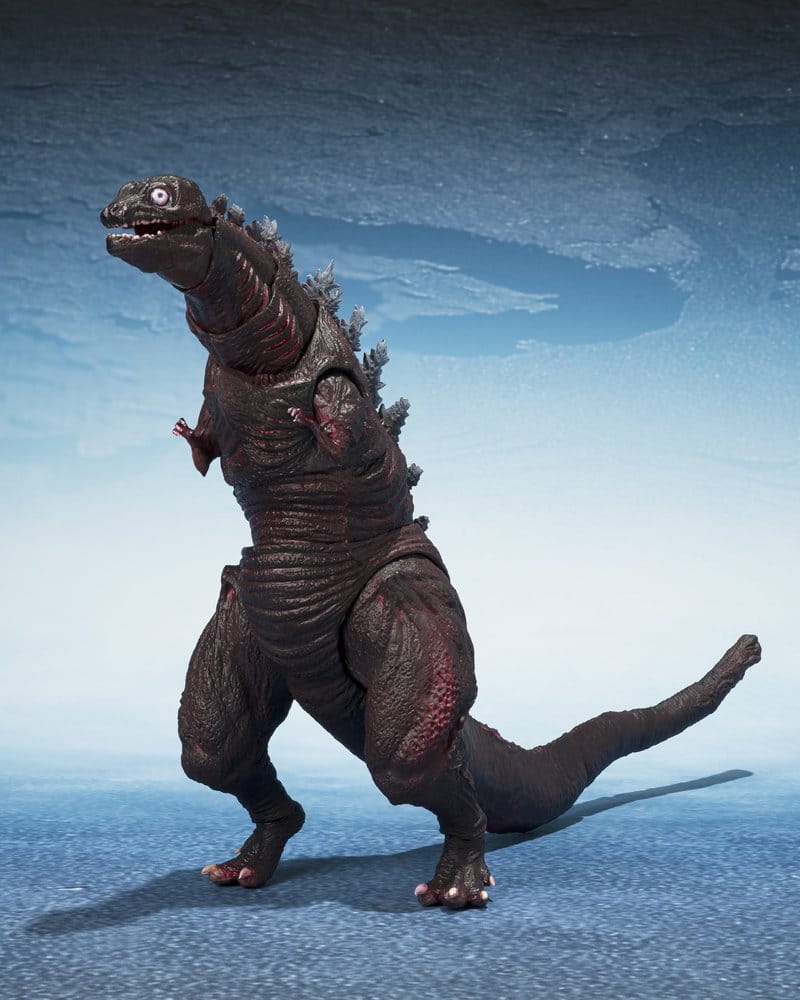 Godzilla 2016 S.H.MonsterArts Actionfiguren 3er-Pack The Second Form, Thrid Form, Giant Unidentified Creature Set Image 7