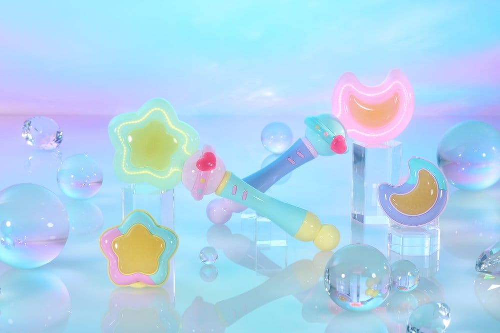Magical Sisters Lulutto Lilly Proplica Replik Stattoneoneon & GlassHeart HopePact Set 25 cm Image 13