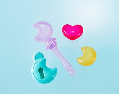 Magical Sisters Lulutto Lilly Proplica Replik Moontoneoneon & GlassHeart DreamPact Set 25 cm Image 9