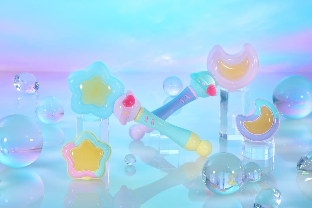 Magical Sisters Lulutto Lilly Proplica Replik Moontoneoneon & GlassHeart DreamPact Set 25 cm Image 12