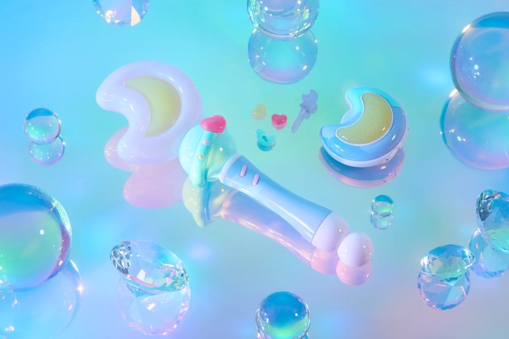 Magical Sisters Lulutto Lilly Proplica Replik Moontoneoneon & GlassHeart DreamPact Set 25 cm Image 14