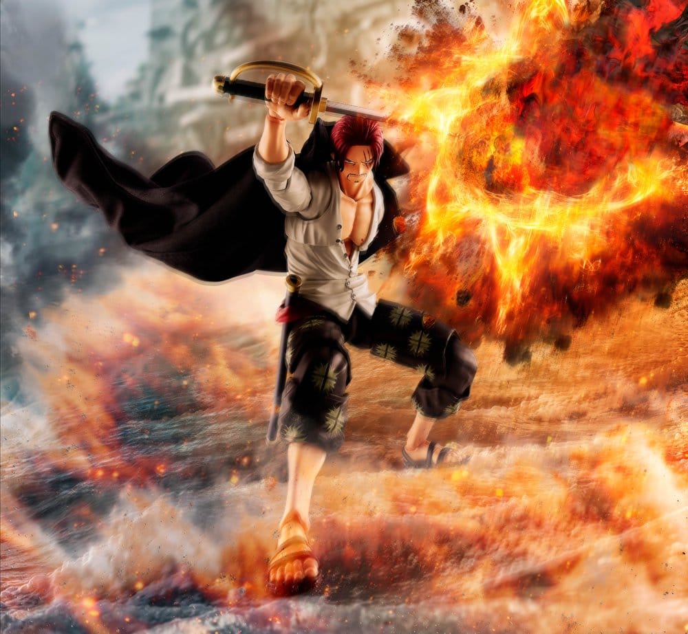 One Piece S.H.Figuarts Actionfigur Shanks -Marineford- 17 cm Image 6