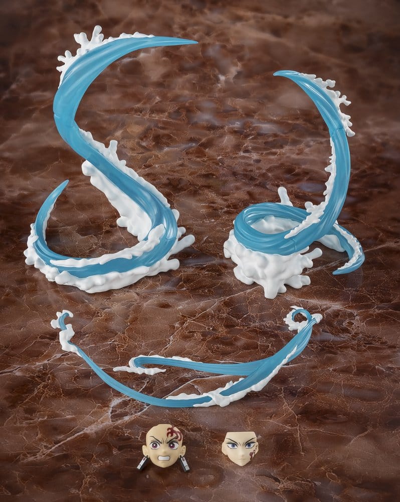 Demon Slayer: Kimetsu no Yaiba S.H. Figuarts Zubehör-Set Tanjiro Kamado & Giyu Tomioka Water Breathing Option Parts Set Image 2