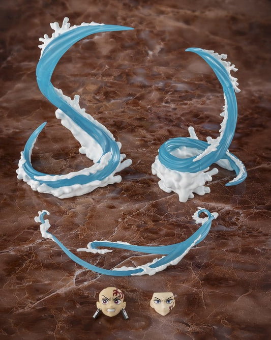 Demon Slayer: Kimetsu no Yaiba S.H. Figuarts Zubehör-Set Tanjiro Kamado & Giyu Tomioka Water Breathing Option Parts Set Image 2