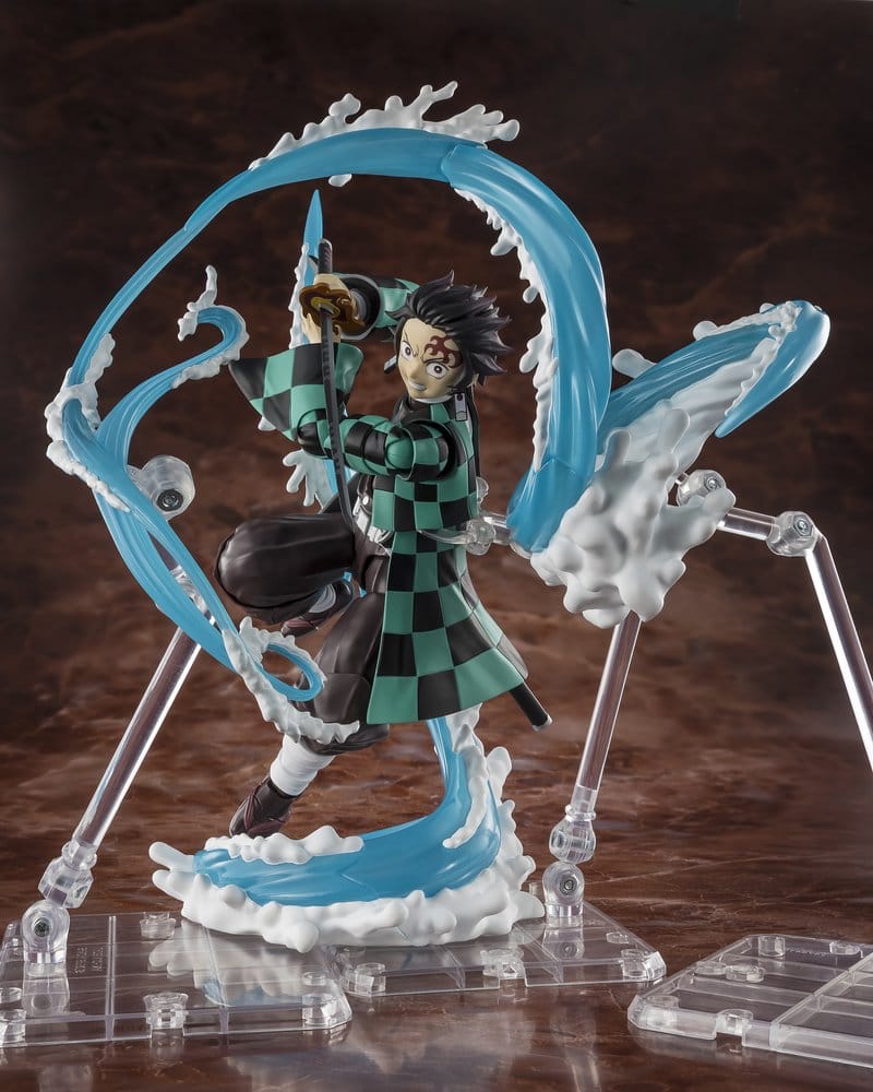 Demon Slayer: Kimetsu no Yaiba S.H. Figuarts Zubehör-Set Tanjiro Kamado & Giyu Tomioka Water Breathing Option Parts Set Image 4