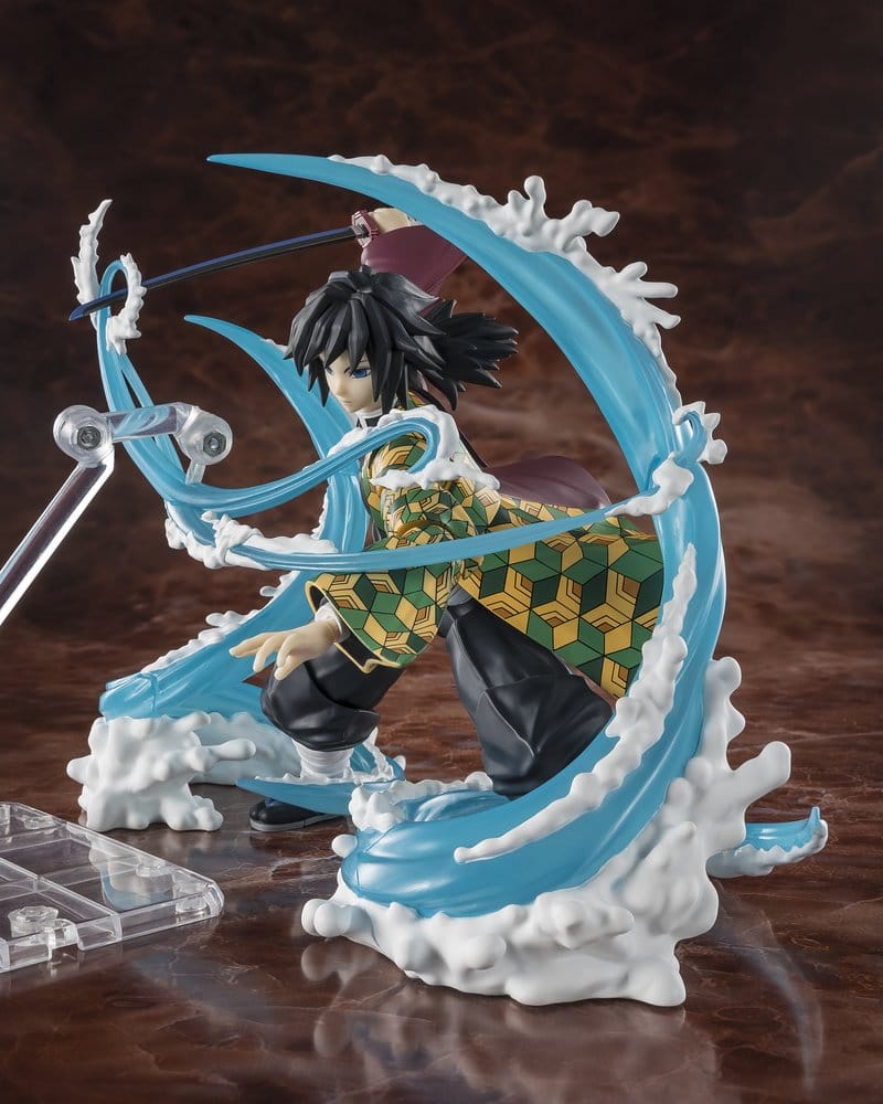 Demon Slayer: Kimetsu no Yaiba S.H. Figuarts Zubehör-Set Tanjiro Kamado & Giyu Tomioka Water Breathing Option Parts Set Image 5