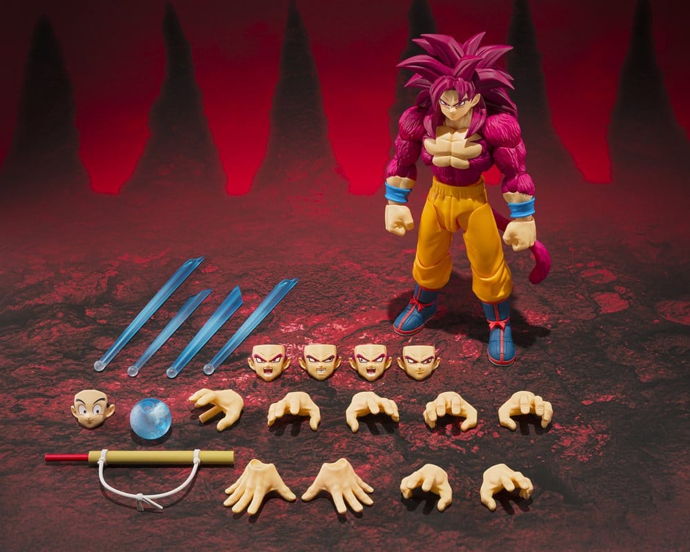 Dragon Ball S.H. Figuarts Actionfigur Super Saiyan 4 Son Goku -Daima- 15 cm Image 7