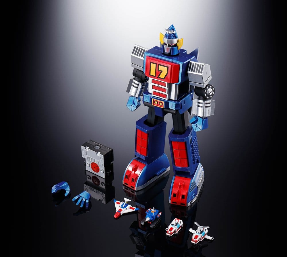 Daitetsujin 17 Soul of Chogokin Diecast Actionfigur GX-101S Daitetsujin 17 & 18 Graviton Box 18 cm Image 8