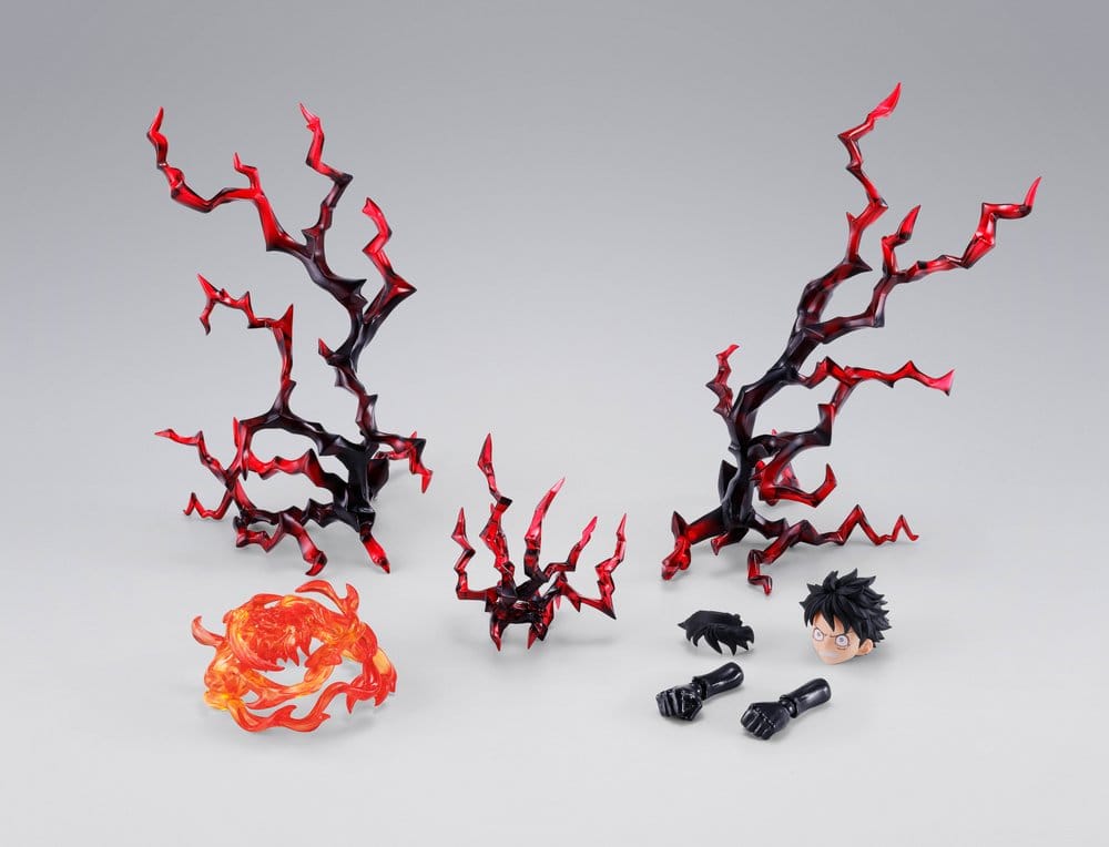 One Piece S.H.Figuarts Zubehör-Set Monkey D. Ruffy -Two Years Later- Option Parts Set Image 4
