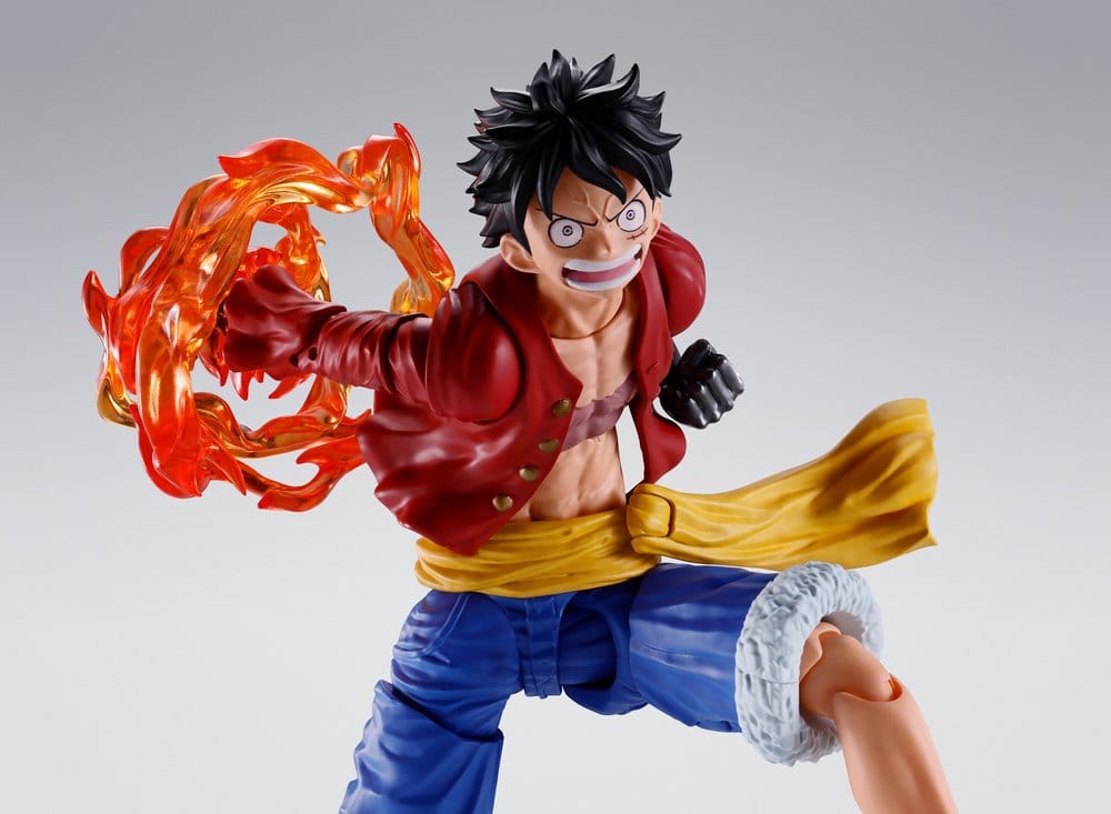 One Piece S.H.Figuarts Zubehör-Set Monkey D. Ruffy -Two Years Later- Option Parts Set Image 7